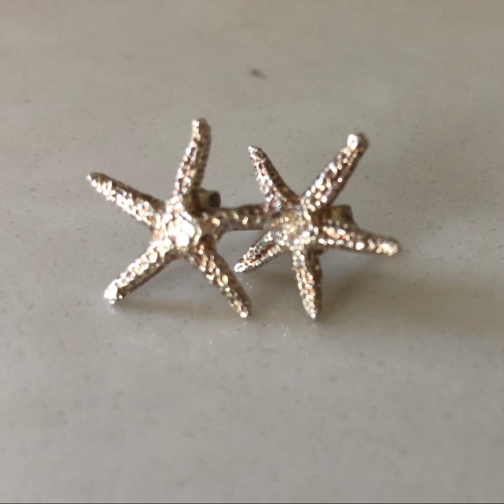 Sterling Silver Starfish earrings